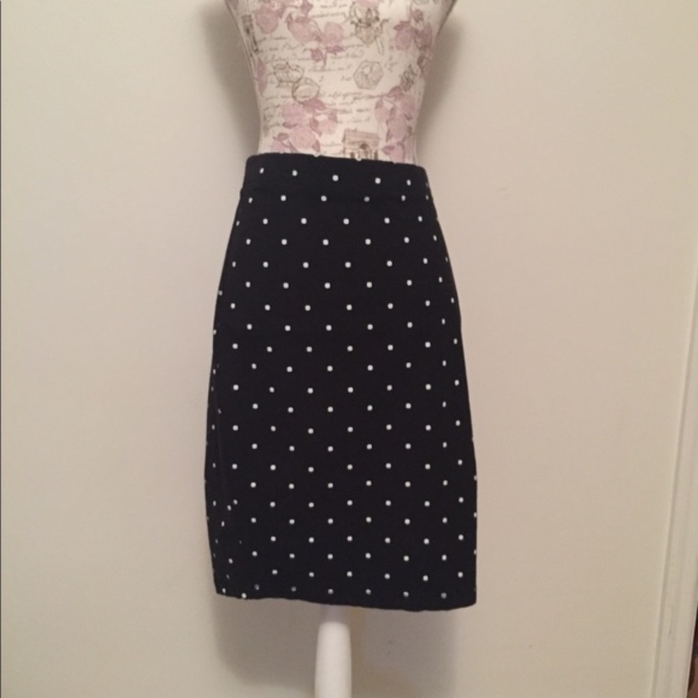 Old Navy Plus Size Polka Dot Pencil Skirt 1X - Picture 1 of 3